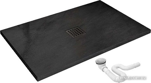 Душевой поддон Rea Rock 120x90 (черный)