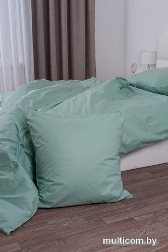 Постельное белье Миланика Фисташка Семейный (поплин г/к)