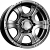 Литые диски K&amp;K Байконур 16x8&amp;quot; 5x139.7мм DIA 110.1мм ET 20мм Дарк платинум