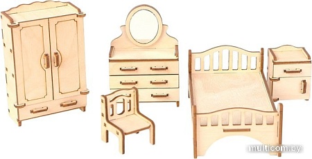 Мебель для кукольного домика Большой слон Спальня М-001