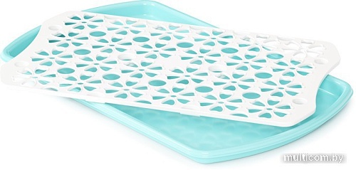 Сушилка для посуды Альтернатива М5631 (голубой/белый)