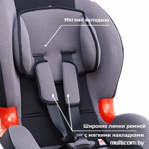 Автокресло Siger Кокон ISOfix (серый)