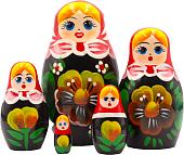 Развивающая игра Брестская Матрешка В сарафане с анютиными глазками (набор 5 шт)