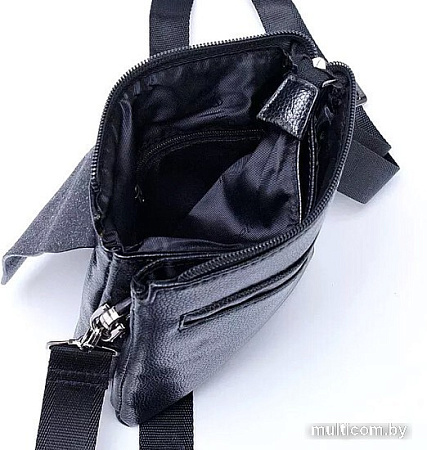 Мужская сумка Poshete 250-1346-1-BLK (черный)