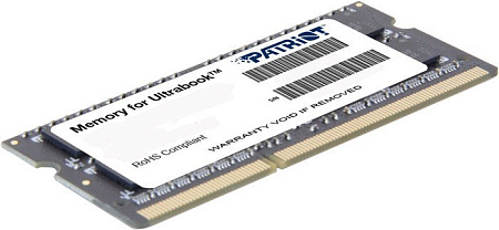 Оперативная память Patriot Memory for Ultrabook 4GB DDR3 SO-DIMM PC3-10600 (PSD34G1333L2S)