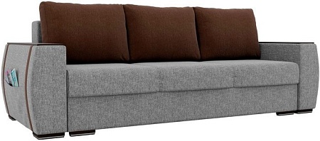 Диван Лига диванов Брион 101775 (серый/коричневый)