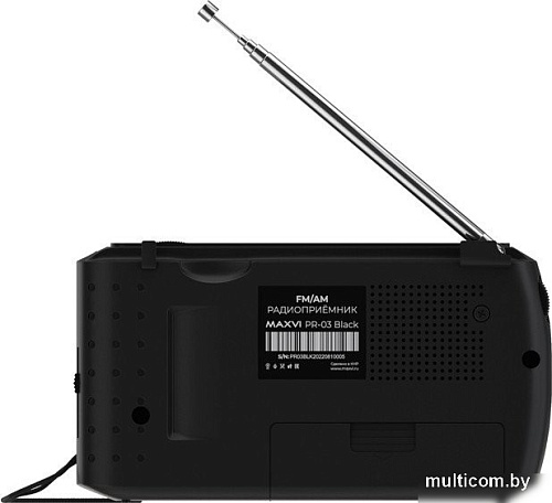 Радиоприемник Maxvi PR-03 (черный)