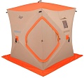 Палатка для зимней рыбалки Premier Fishing Куб 1.5х1.5 (белый/оранжевый)