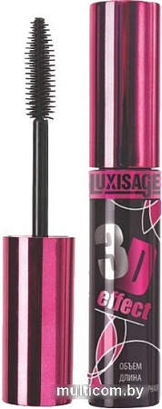 Тушь для ресниц Lux Visage 3D Effect Объем Длина (ультра черный)