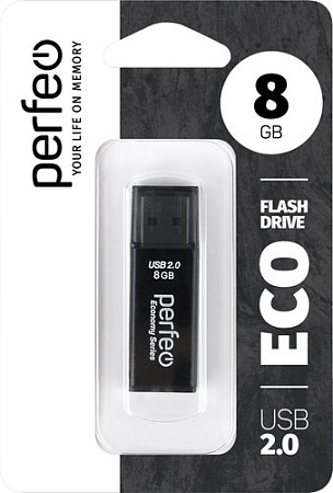 USB Flash Perfeo E03 8GB (черный)