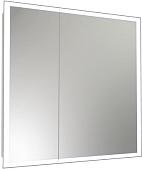 Континент Шкаф с зеркалом Reflex Led 80x80 (с датчиком движения)