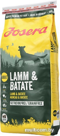 Сухой корм для собак Josera Lamm & Batate 15 кг
