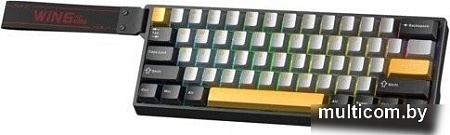 Клавиатура AULA WIN60HE Max (черный/серый/оранжевый, Wing Chun)