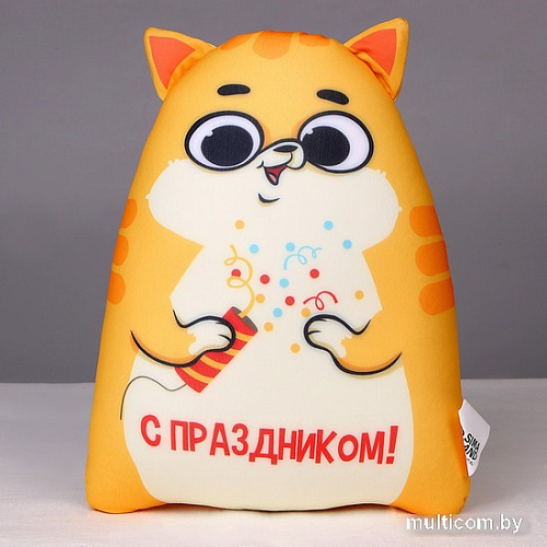Игрушка-подушка Mni Mnu Котэ С праздником 9250609