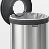 Бак Brabantia 103469 (стальной матовый, крышка темно-серая пластиковая)