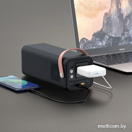 Портативная зарядная станция XO PSA-200 52800mAh (черный)