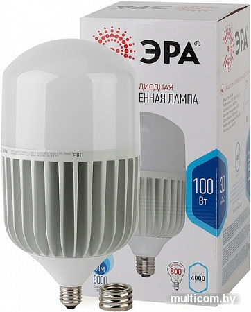 Светодиодная лампа ЭРА LED Power T160 E27/E40 100 Вт 4000 К