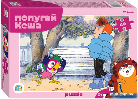 Пазл Step Puzzle Попугай Кеша new 81033 (60 эл)