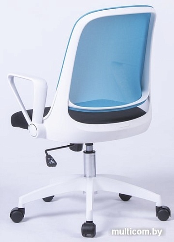 Кресло LoftyHome Call (черный/голубой)