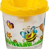 Стакан-непроливайка Юнландия Веселый шмель 191732 (желтый)