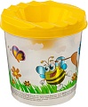 Стакан-непроливайка Юнландия Веселый шмель 191732 (желтый)
