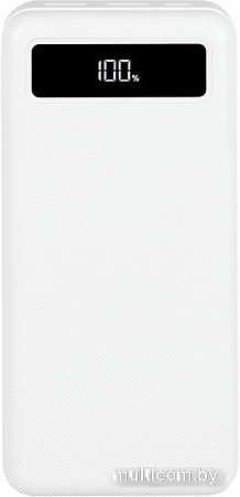 Внешний аккумулятор TFN Porta LCD PD 22.5W 30000mAh (белый)