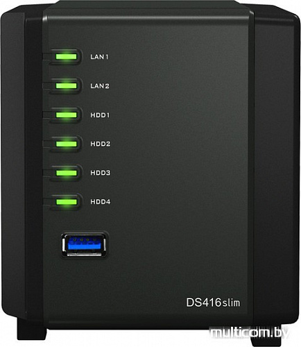 Сетевой накопитель Synology DiskStation DS416slim