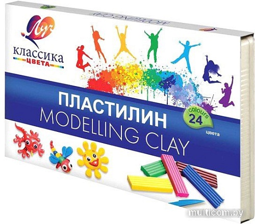 Пластилин Луч Классика 28С 1642-08 (24 цв)