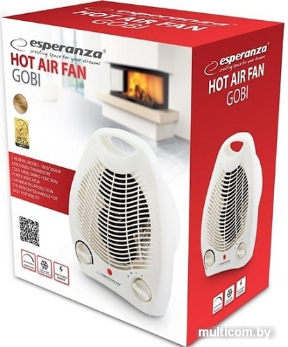 Тепловентилятор Esperanza Gobi 1000/2000W EHH001