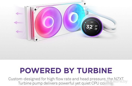 Система жидкостного охлаждения для процессора NZXT Kraken Elite 280 RGB RL-KR28E-W2