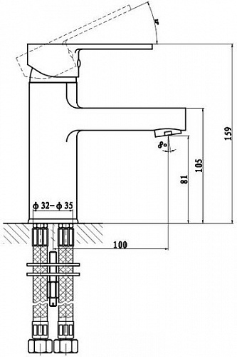 Смеситель Gross Aqua Moderna 6240278С