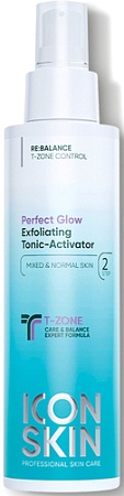 Icon Skin Тоник для лица Perfect Glow Обновляющий с AHA-BHA кислотами (150 мл)