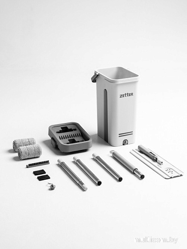 Швабра с отжимом Zetter L ZIP-HOME-0322-20 (белый)