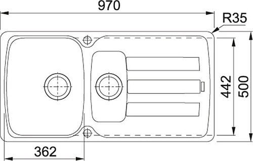 Кухонная мойка Franke Antea AZG 651 (бежевый)