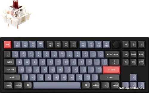 Клавиатура Keychron Q3 RGB Q3-M3-RU (Gateron G Pro Brown)