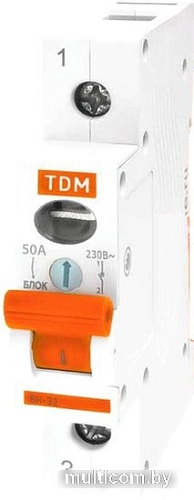 Выключатель нагрузки TDM Electric ВН-32 1р 50А