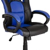 Кресло Меб-ФФ MF-349 (черный/синий)