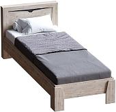Кровать Мебельград Соренто 90x200 (дуб бонифаций/кофе структурный матовый)
