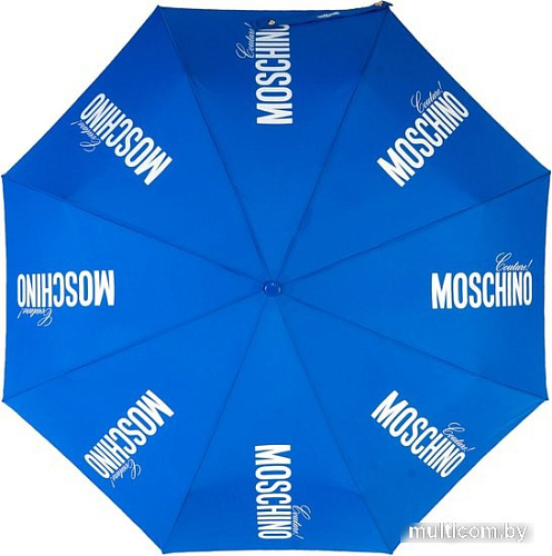Зонт Moschino 8730-OCA Couture Gold Blue