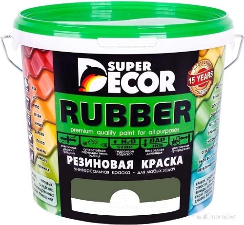 Super Decor Резиновая 12 кг (№14 изумруд)