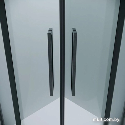 Душевой уголок Grossman Cosmo 90x90x195 301.K33.02.9090.42.00 (графит сатин/прозрачное стекло)