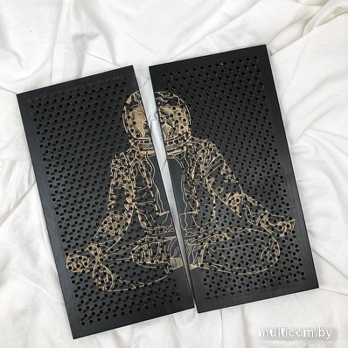 Доска садху Verbayoga BF002 (black, шаг гвоздей 8 мм)