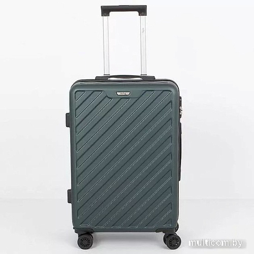 Чемодан-спиннер Mr.Bag 338-9101/5-22DGN (темно-зеленый)
