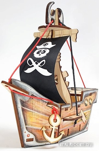 3Д-пазл Woody Пиратский корабль Карамба 00761
