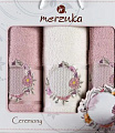 Набор полотенец Merzuka Ceremony 11777 (3 шт, розовый)