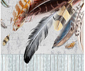 Фотообои Citydecor Перья 300x254