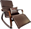 Кресло-качалка Calviano Comfort 1 (коричневый PU)