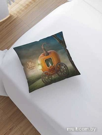 Чехол на подушку JoyArty Карета из тыквы sl_29798