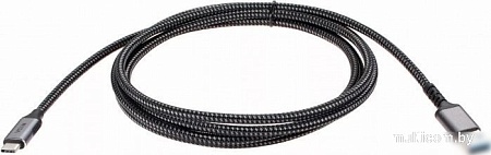 Кабель VCOM CU401M-2M USB 2 Type-A - USB 3.2 Gen2 Type-C (2 м, черный)