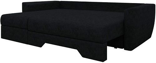 Угловой диван Mebelico Амстердам (черный) [58499]